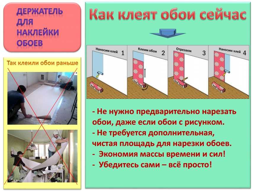 Клеить обои на краску: общая техника работы