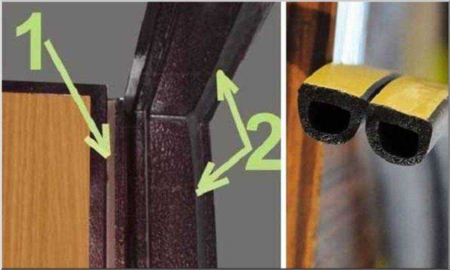 Как выбрать качественный уплотнитель для металлической двери?