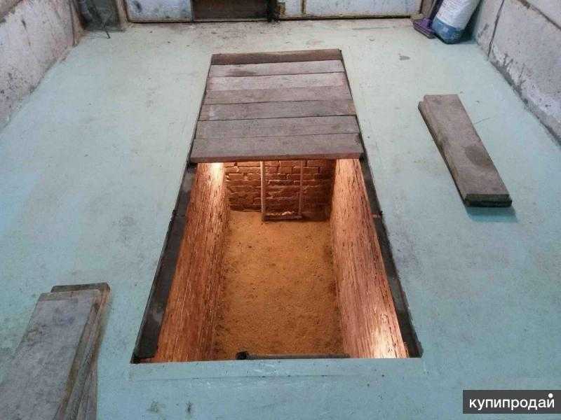Как сделать погреб в гараже