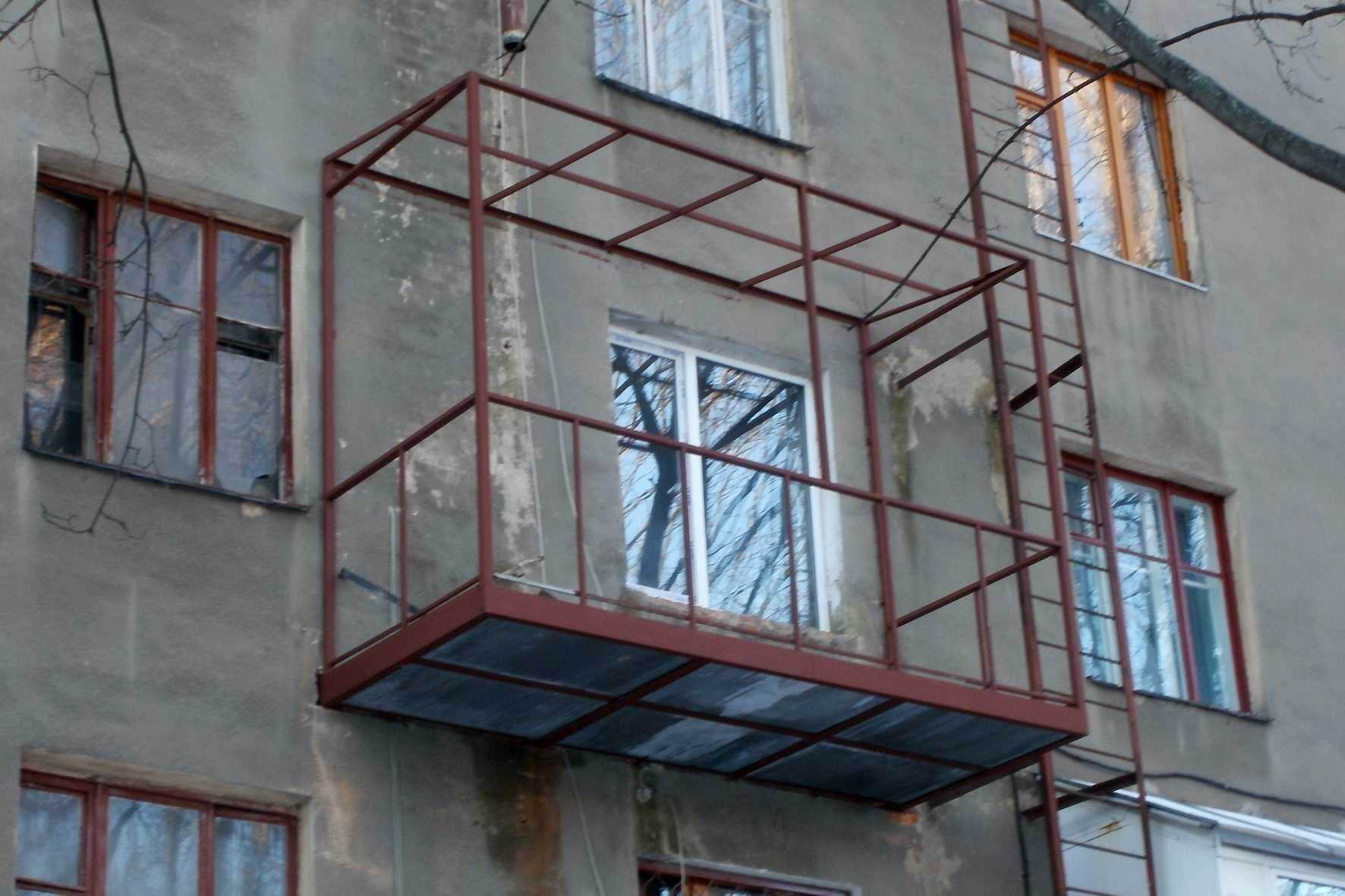 Каркас балкона: как правильно сварить своими руками
