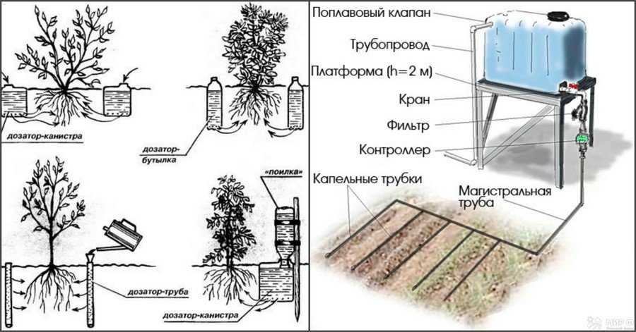 Дачная емкость для воды