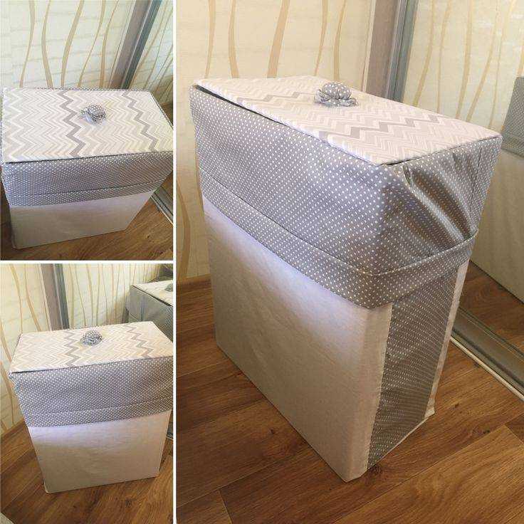 Корзина для белья своими руками