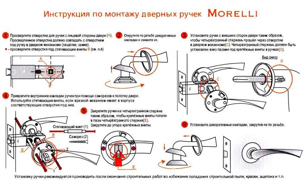 Как установить ручки для межкомнатных дверей своими руками - myprofnastil