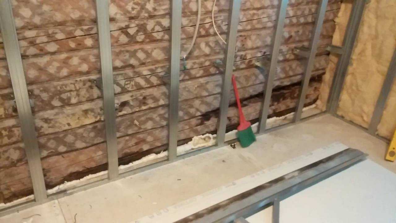Стены из гипсокартона в деревянном доме – 12 фото с примерами и этапами работ