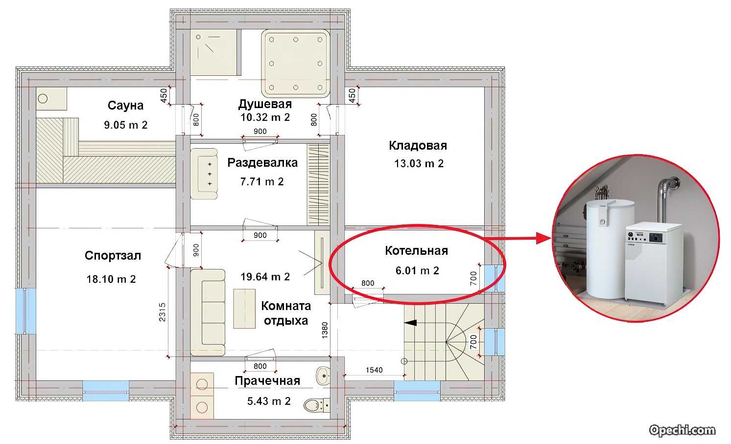 Как пристроить котельную к дому своими руками: требования, нормы