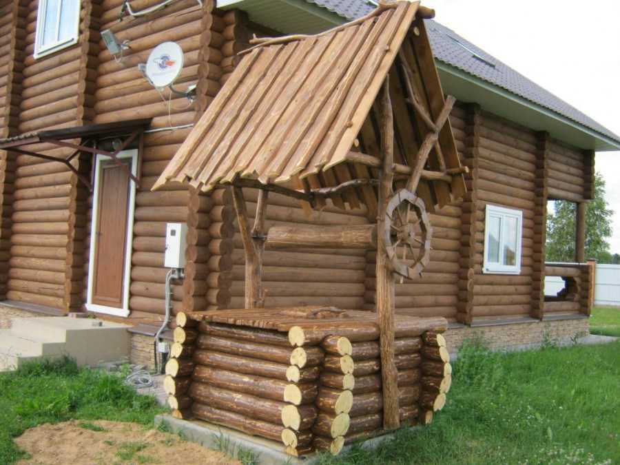 Домик для колодца своими руками: 55 фото и чертежей с размерами