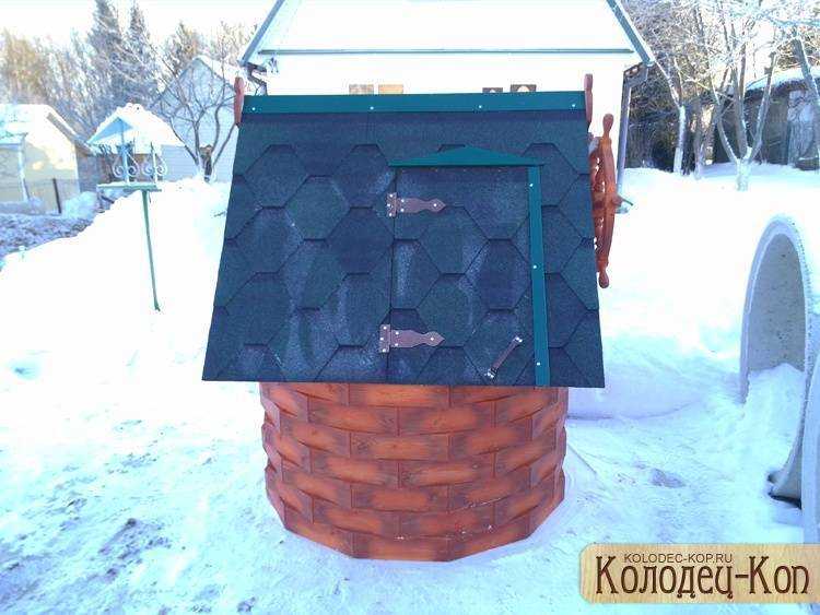 Декоративный колодец на даче – 60 идей как сделать его своими руками