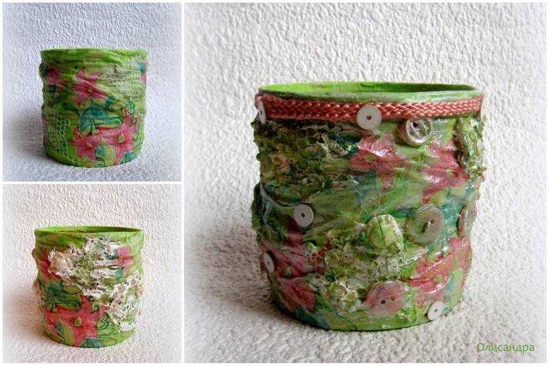 Поделки из жестяных банок своими руками