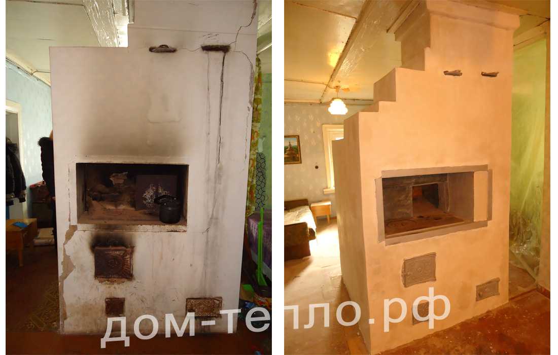 Чем замазать печь, чтобы она не трескалась от жара - важные советы