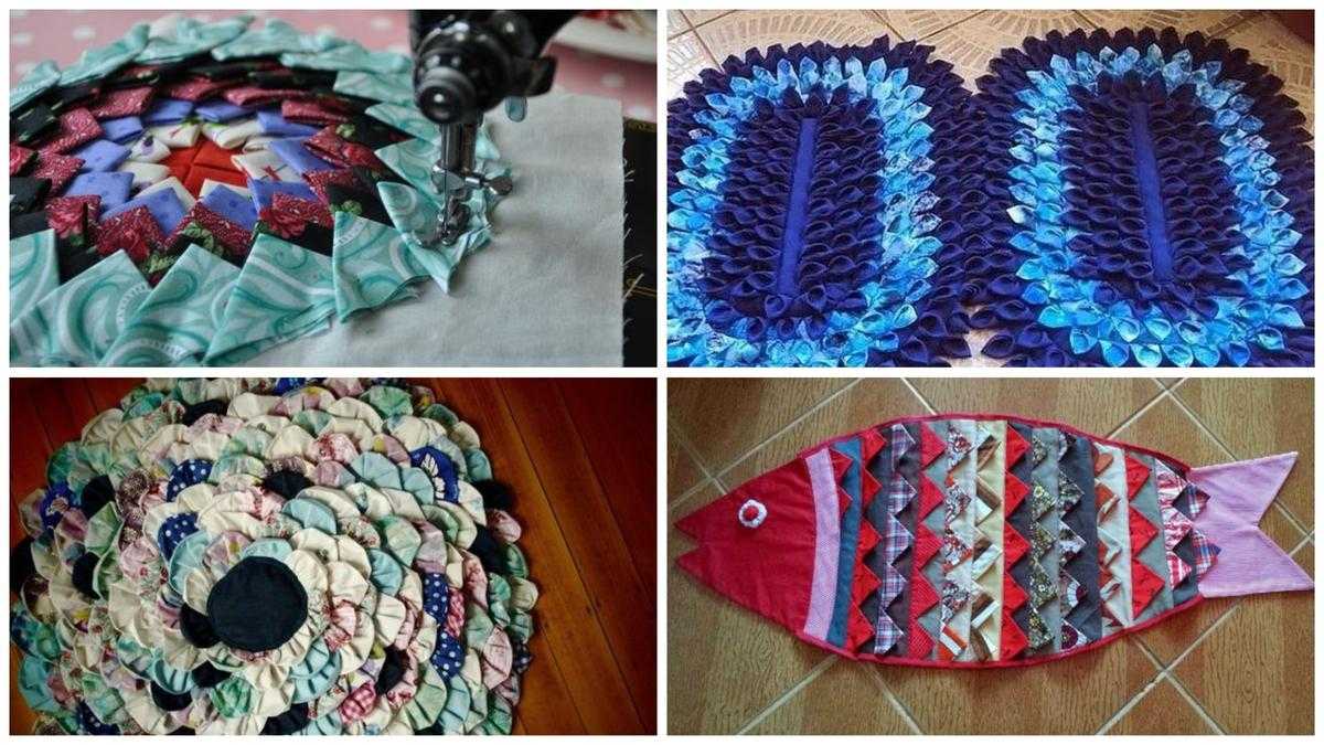 15 красивых идей: коврик своими рукам из старых вещей +75 фото