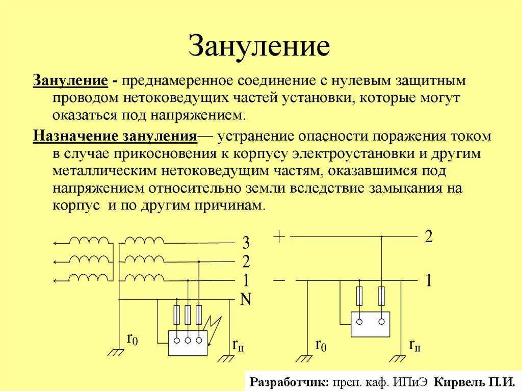 Зануление и заземление: в чем разница, плюсы и минусы