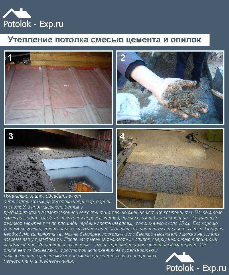 Опилки как утеплитель: за и против с учетом теплопроводности, отзывы и рекомендации
