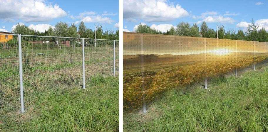 Фотосетка для декора заборов что это такое преимущества сетки