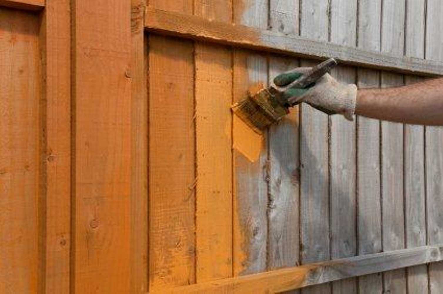 Деревянный забор: чем покрасить - выбираем краску, этапы покраски