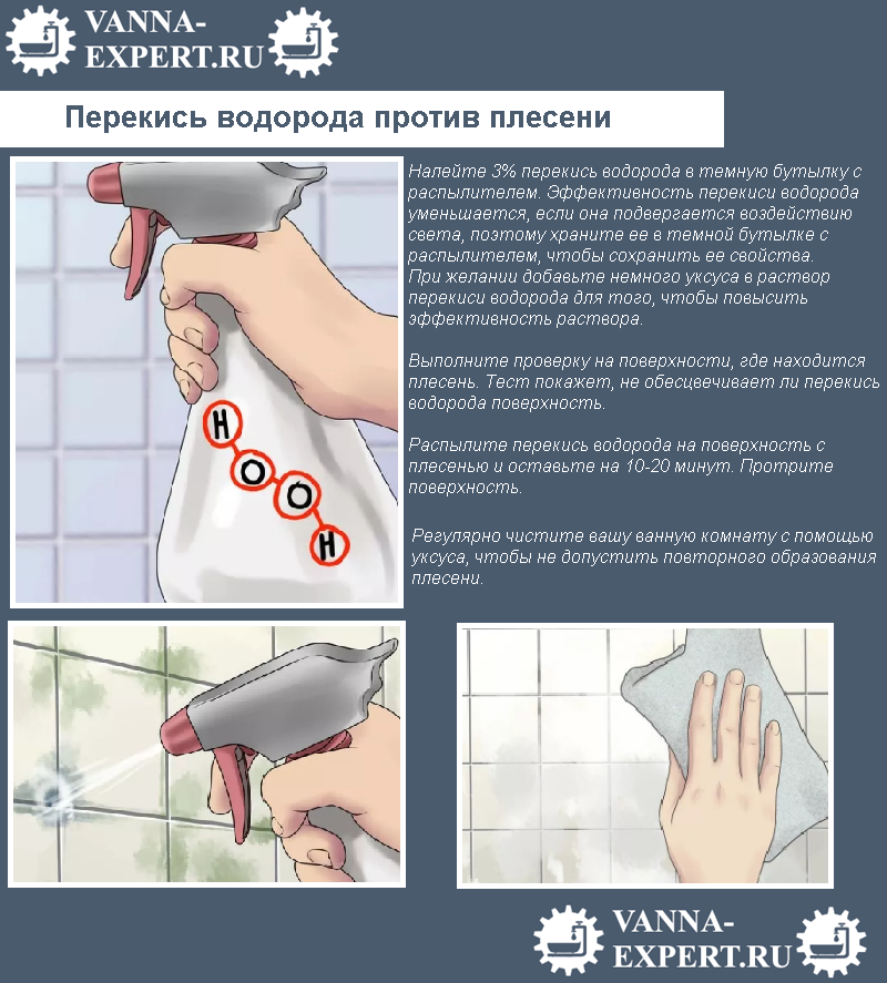 Как избавиться от плесени на потолке и убрать грибок в квартире и комнате, чем обработать