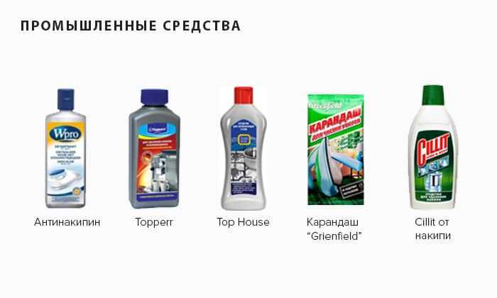 Как почистить утюг от накипи народными и химическими средствами