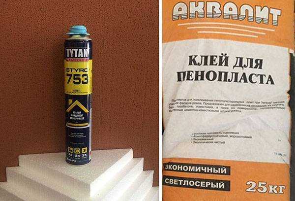 Чем лучше склеивать между собой пенопласт – выбираем надежное средство