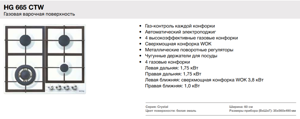 Сравнение популярных варочных  4-х конфорочных газовых панелей