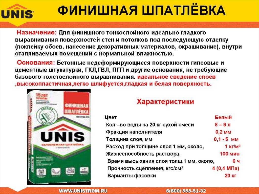 Финишная шпаклевка: выбор состава и правила нанесения